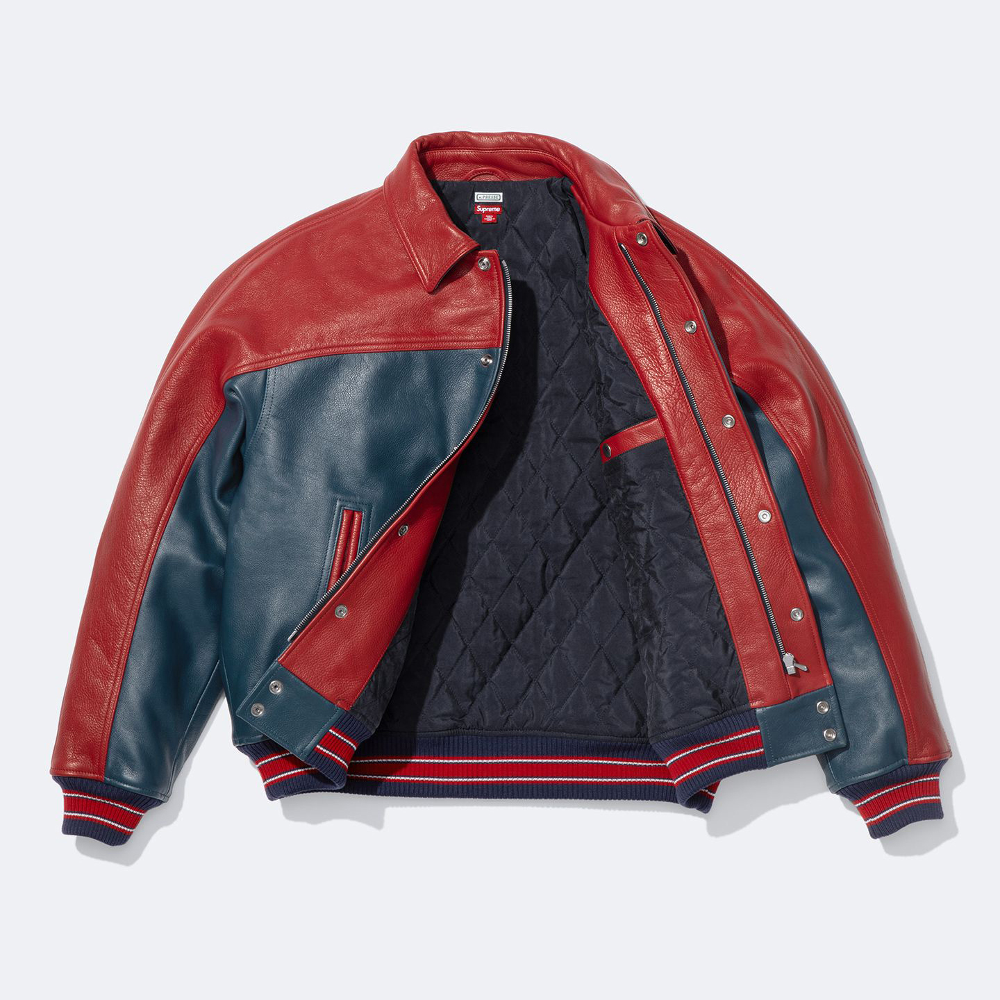 Supreme®/A.PRESSE Leather Jacket view 3